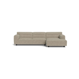 FURNINOVA - MAKARYD - CHAISELONG SOFA - STOF: MITO DESERT - MÅL: 160 X 300 CM. - HØJREVENDT
